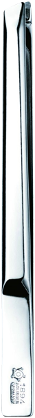 8cm, Pinzette, vernickelt, schräg, in Blister