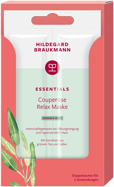 Essentials Hildegard Braukmann Essentials Couperose Relax Maske Box 12x14ml