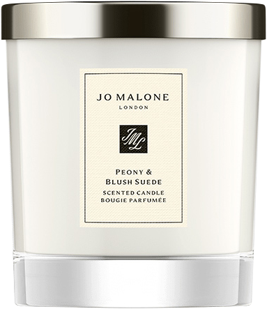 Peony & Blush Suede Scented Candle
