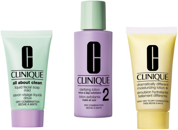 3-Phasen Systempflege Clinique Healthy Skin Routine Skin Type 2 Mini Kit