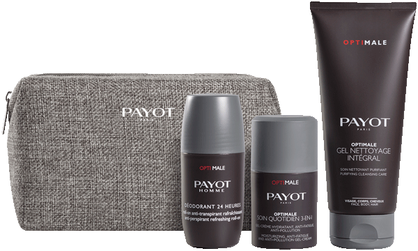 Optimale Set = Soin Quotidien 3-en-1 75 ml + Gel Nettoyage Intégral 100 ml + Déodorant 24H 75 ml