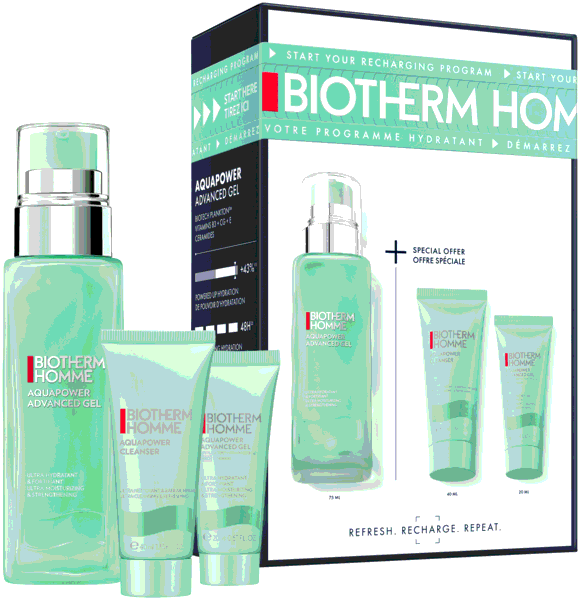 Biotherm Homme Aquapower Routine Set