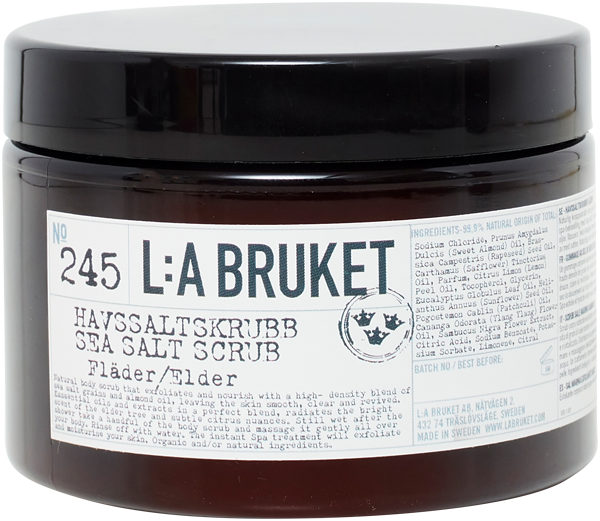L:A Bruket 245 Sea Salt Scrub Elder Cosmos Natural Certified