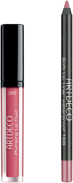 Lippen Artdeco Plumping Lip Fluid & Soft Lip Liner Waterproof Set