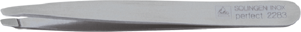 Pinzette schräg 9,7 cm rostfrei